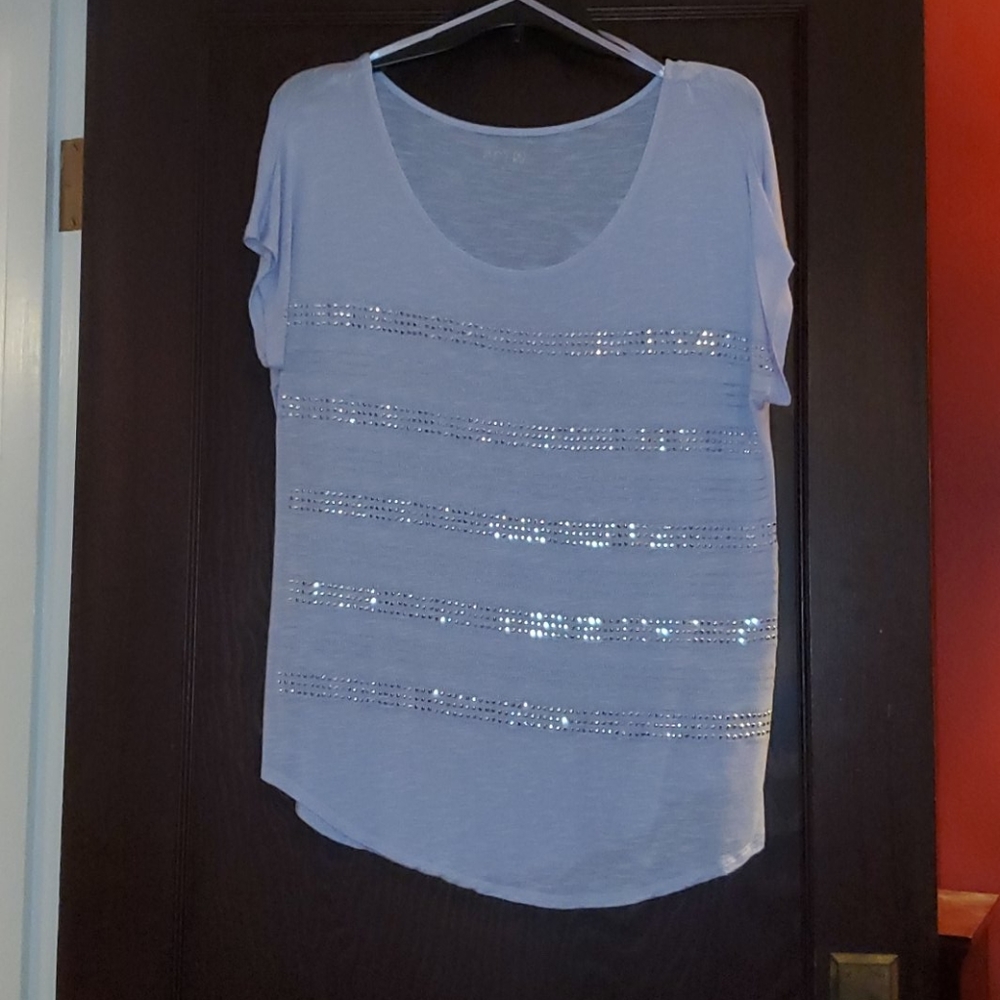 Apt. 9 top Large L Purple